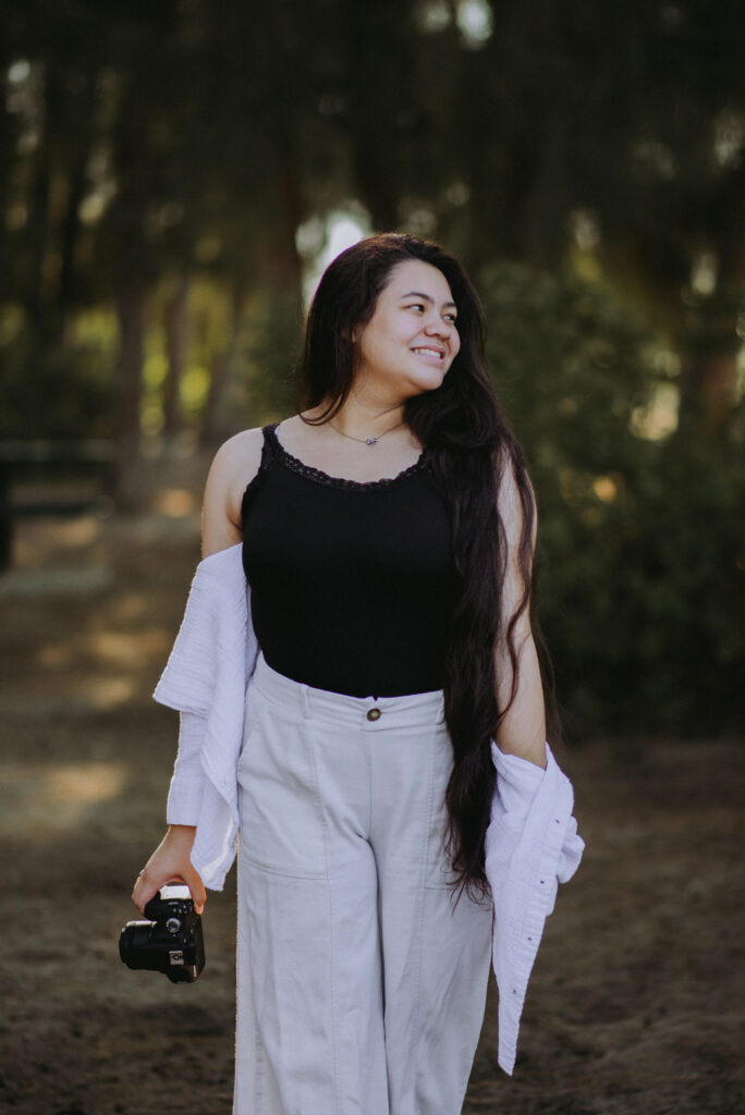 Kadi’s branding photo showcasing her confidence and evolution through photography mentorship.